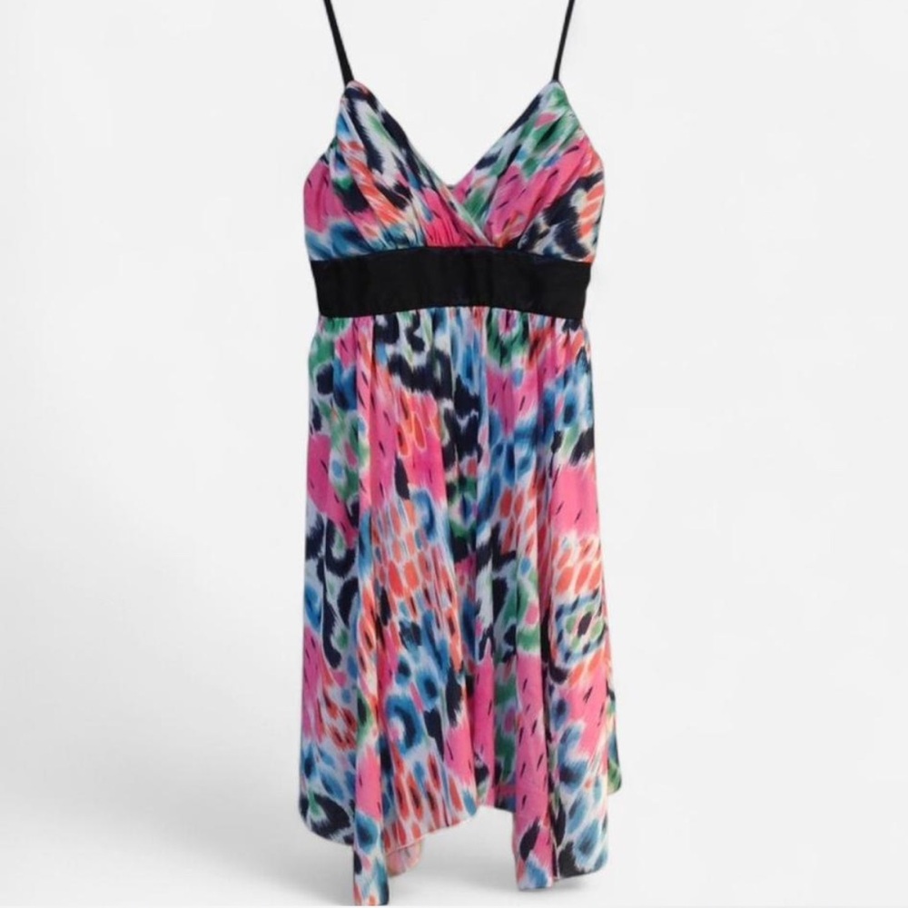 Colorful Animal Print Dress